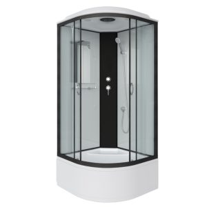 Душевая кабина Niagara Classic 100х100 Черный / Прозрачное NG-6709-14