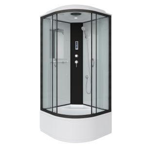 Душевая кабина Niagara Classic 100х100 Черный / Прозрачное NG-6709-14P