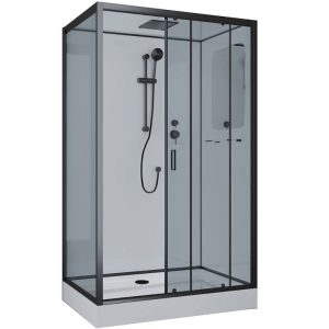 Душевая кабина Niagara Premium 80х120 левая Черный / Тонированное NG-6912-01QRBLACK Душевая кабина Niagara Premium 80х120 левая Черный / Тонированное NG-6912-01QRBLACK