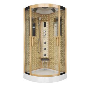 Душевая кабина Niagara Luxe 90х90 Золото / Прозрачное NG-7715G