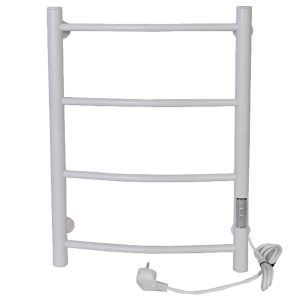 Полотенцесушитель электрический Тера Ребро 40х60 диммер Белый матовый ПСК-10-01д.б