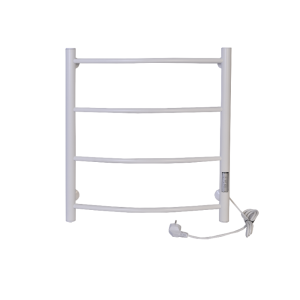Полотенцесушитель электрический Тера Ребро 50х60 диммер Белый матовый ПСК-10-02д.б