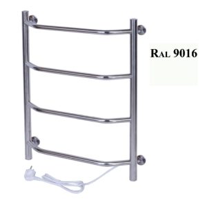 Полотенцесушитель электрический Тера Виктория 40х60 кнопка включения, телескоп.держатели Белый ПСК-11-01б