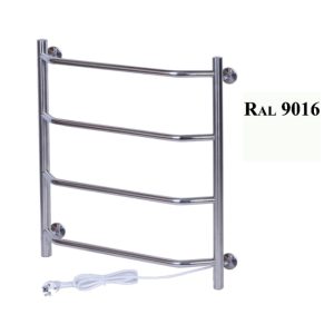 Полотенцесушитель электрический Тера Виктория 50х60 кнопка включения, телескоп.держатели Белый ПСК-11-02б