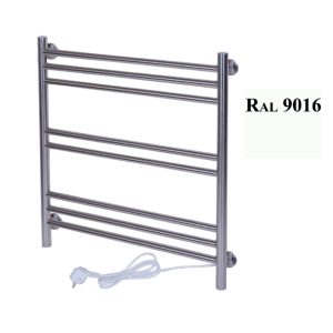 Полотенцесушитель электрический Тера Богема 50х60 кнопка включения, телескоп.держатели Белый ПСК-15-02б