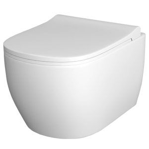 Унитаз подвесной Turavit Rondo с сиденьем Белый RND 5512+RONDO(0411/2403)