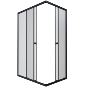 Душевой уголок Triton Вента 99х79 Черный / Прозрачное Щ0000057858