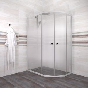 Душевой уголок Triton Коралл-Лайт 120х80 Белый / Матовый Щ0000068953