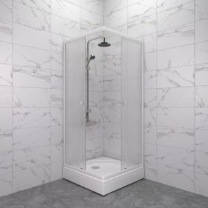 Душевой уголок Triton Вельвет 80х80 с поддоном А Белый / Матовый Щ0000071051
