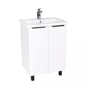 Тумба напольная Viant Берлин 60 с раковиной Moduo Белый VBER60MDBEL-T2ST Тумба напольная Viant Берлин 60 с раковиной Moduo Белый VBER60MDBEL-T2ST