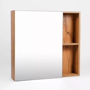 Шкаф зеркальный Viant Бостон 60 Дуб Вотан VBOS60-ZSH