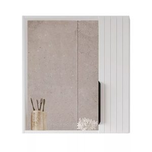 Шкаф зеркальный Viant Сицилия 80 правый Белый VSIC80BEL-ZSH